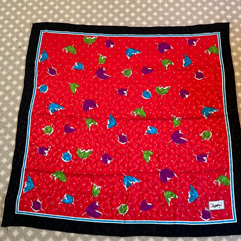 Yves Saint Laurent Silk Scarf